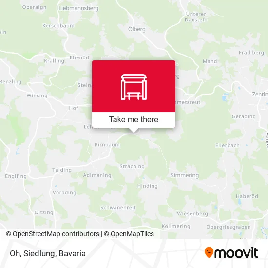 Карта Oh, Siedlung