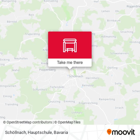 Schöllnach, Hauptschule map