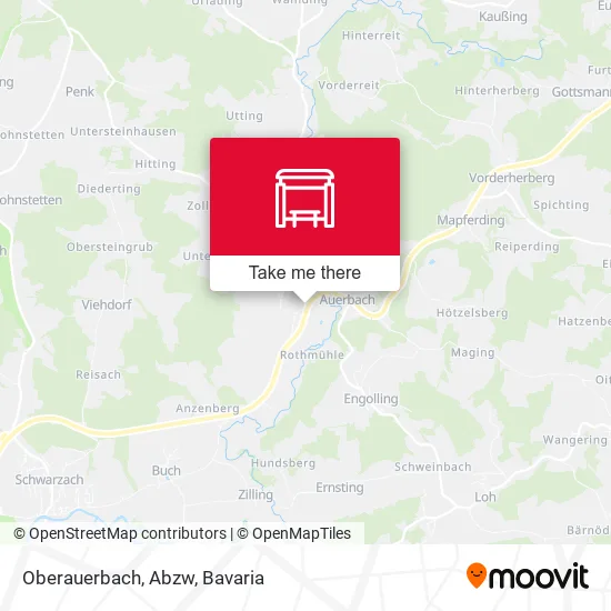 Карта Oberauerbach, Abzw
