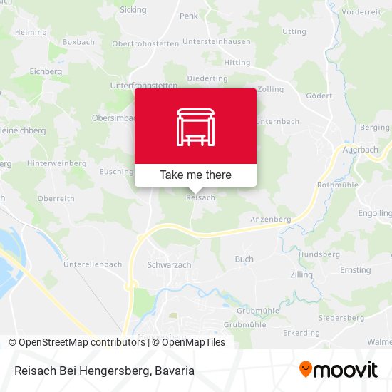 Reisach Bei Hengersberg map