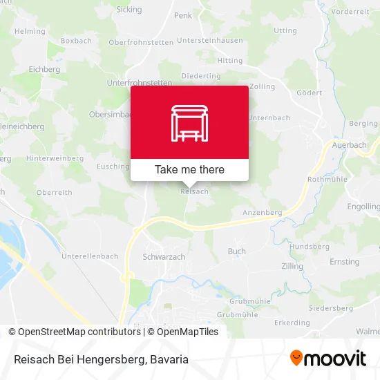 Карта Reisach Bei Hengersberg