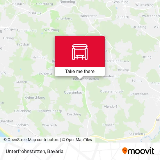 Карта Unterfrohnstetten