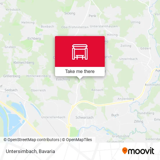 Карта Untersimbach