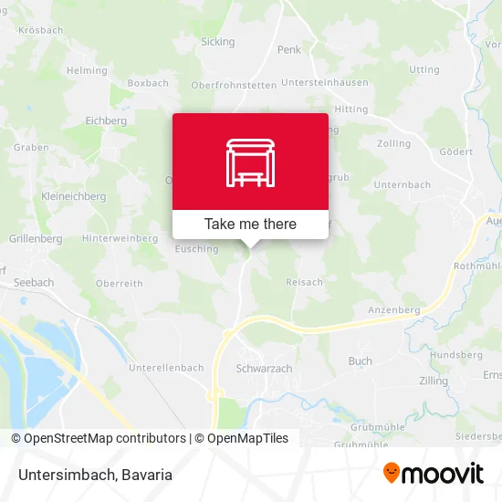 Карта Untersimbach