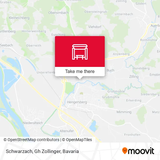 Карта Schwarzach, Gh Zollinger