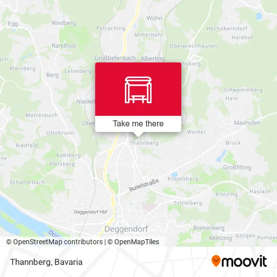 Карта Thannberg