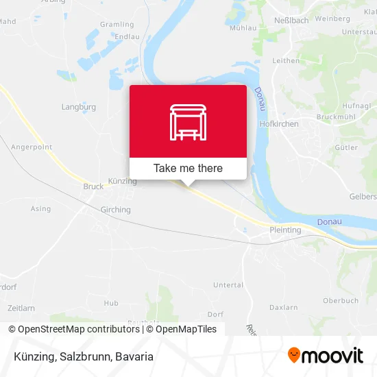 Карта Künzing, Salzbrunn