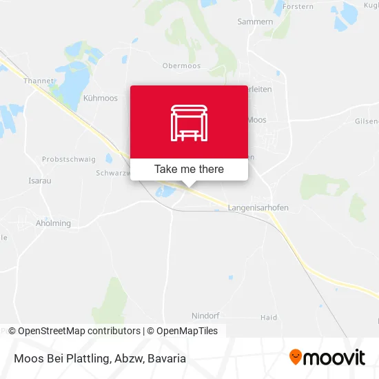 Карта Moos Bei Plattling, Abzw