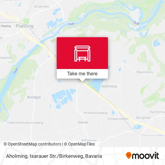 Карта Aholming, Isarauer Str. / Birkenweg