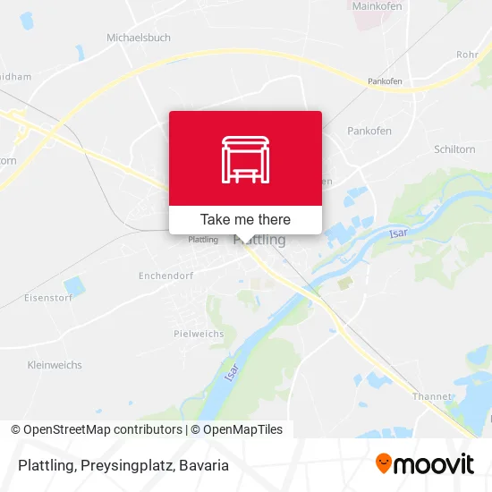 Карта Plattling, Preysingplatz