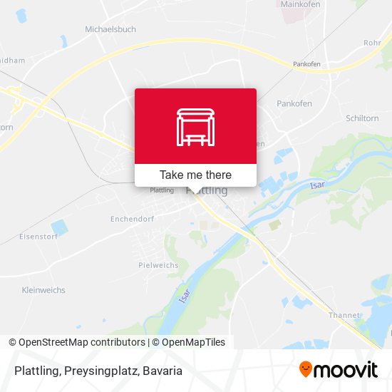 Plattling, Preysingplatz map