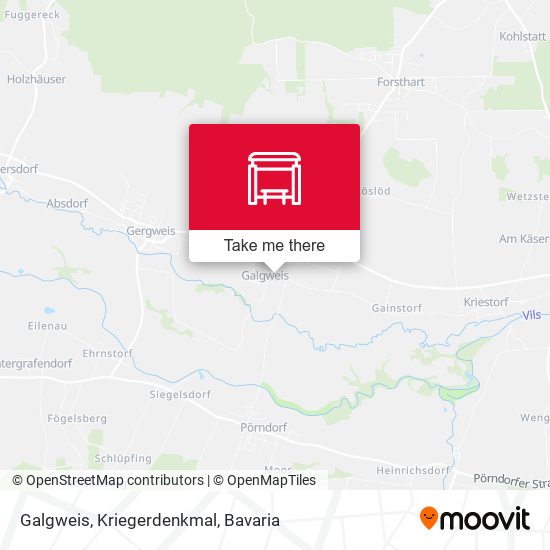 Карта Galgweis, Kriegerdenkmal
