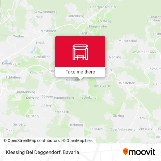 Карта Klessing Bei Deggendorf