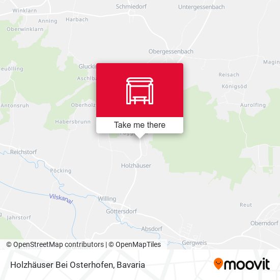 Holzhäuser Bei Osterhofen map