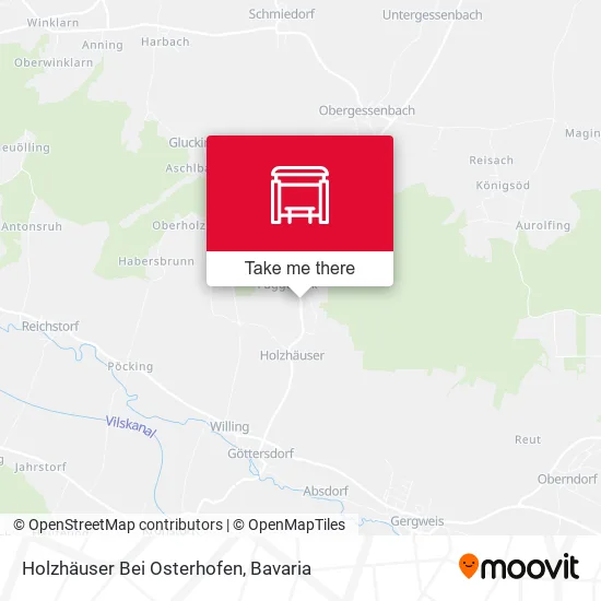 Карта Holzhäuser Bei Osterhofen