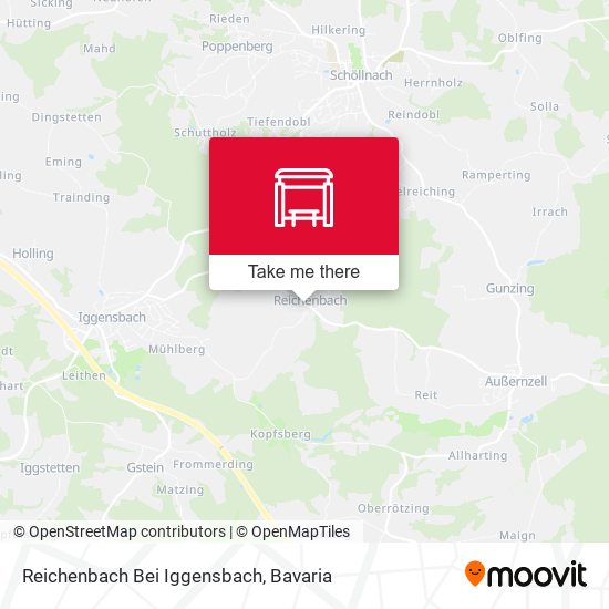 Reichenbach Bei Iggensbach map