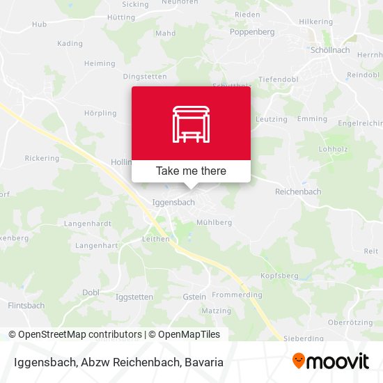 Iggensbach, Abzw Reichenbach map