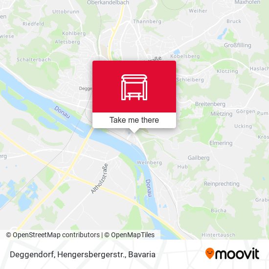 Deggendorf, Hengersbergerstr. map