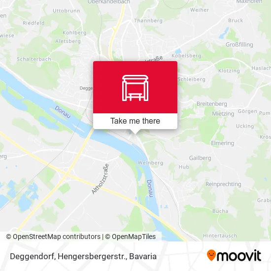 Карта Deggendorf, Hengersbergerstr.