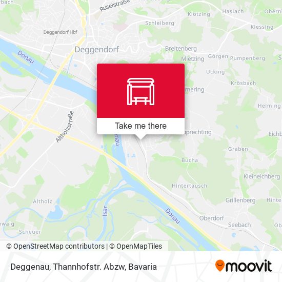 Deggenau, Thannhofstr. Abzw map