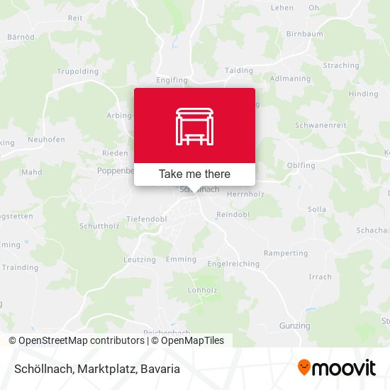 Schöllnach, Marktplatz map