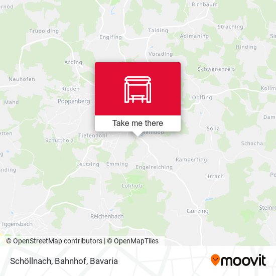 Schöllnach, Bahnhof map