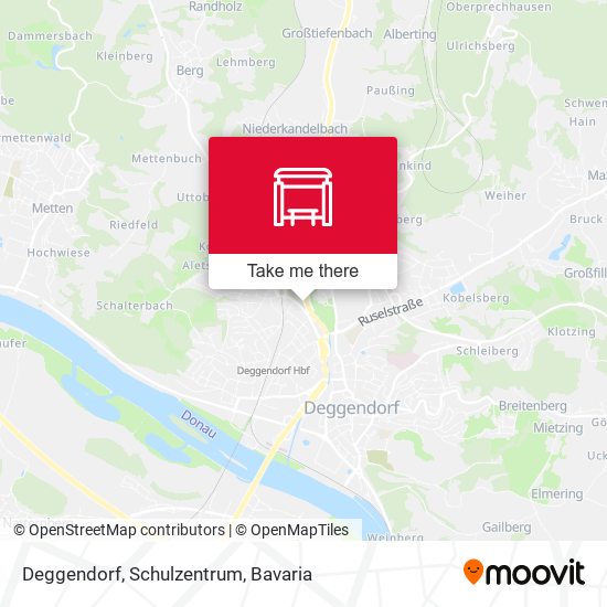 Deggendorf, Schulzentrum map