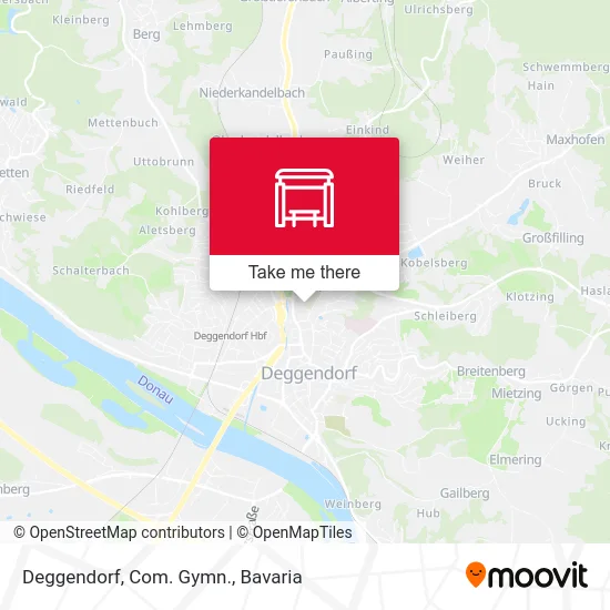 Карта Deggendorf, Com. Gymn.