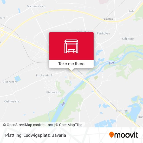 Plattling, Ludwigsplatz map