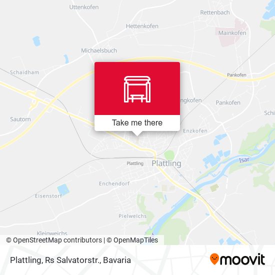 Карта Plattling, Rs Salvatorstr.