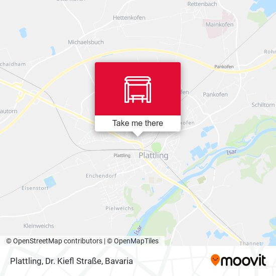 Plattling, Dr. Kiefl Straße map