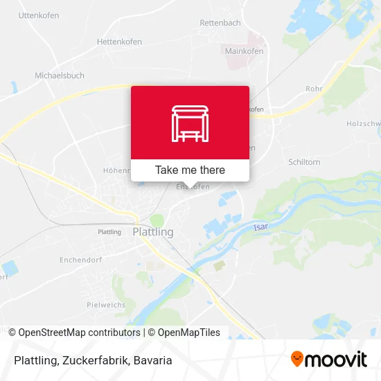 Карта Plattling, Zuckerfabrik
