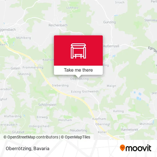 Карта Oberrötzing
