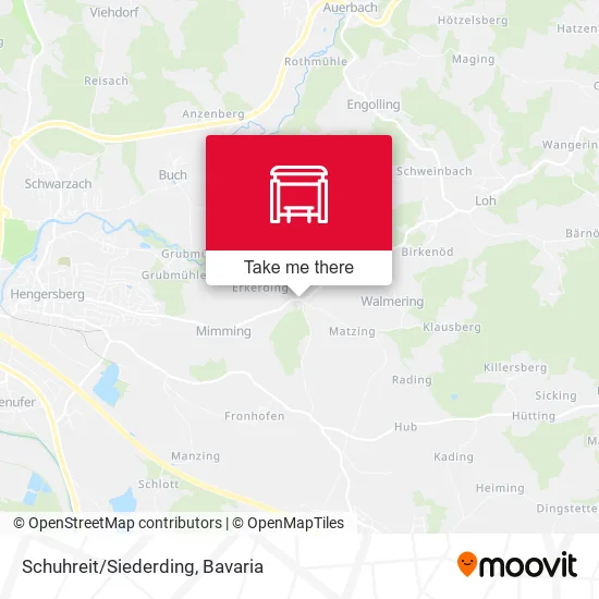 Карта Schuhreit/Siederding