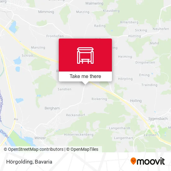 Карта Hörgolding
