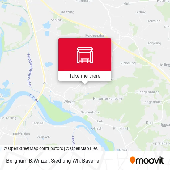 Карта Bergham B.Winzer, Siedlung Wh