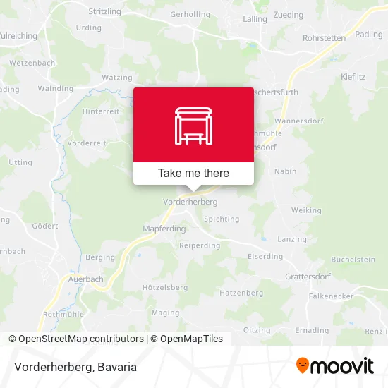 Карта Vorderherberg