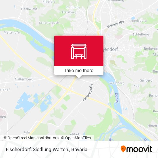 Fischerdorf, Siedlung Warteh. map