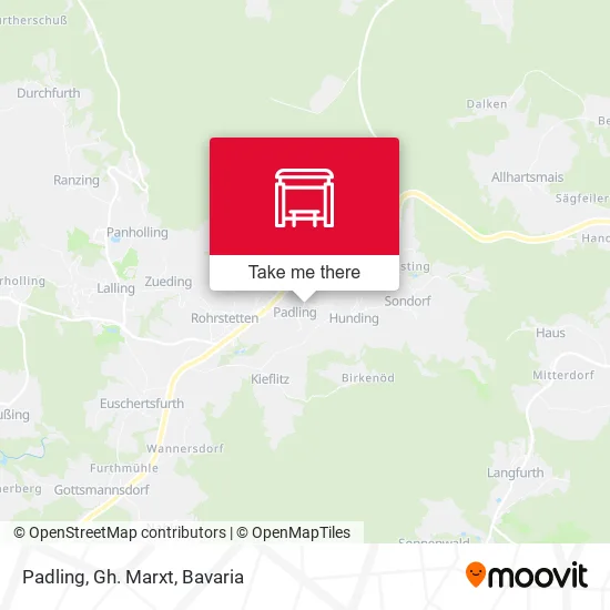 Карта Padling, Gh. Marxt