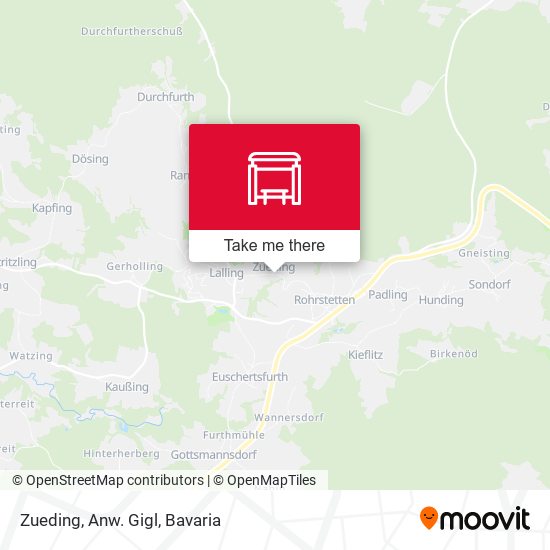 Карта Zueding, Anw. Gigl