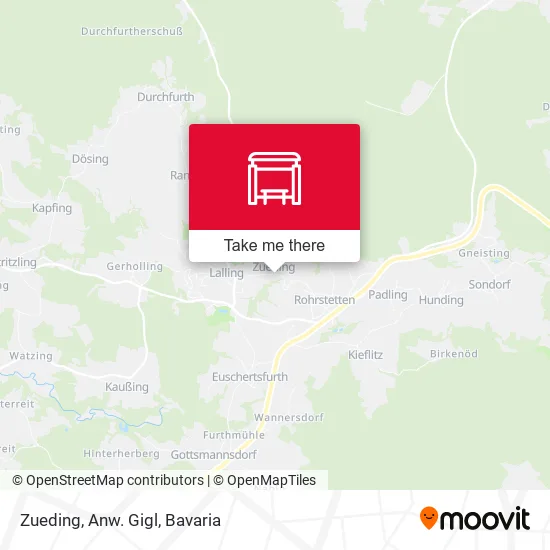 Карта Zueding, Anw. Gigl