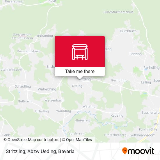 Stritzling, Abzw Ueding map