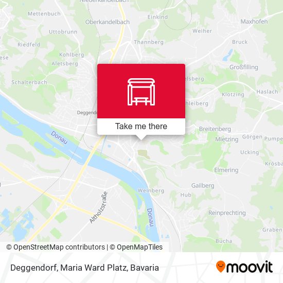 Deggendorf, Maria Ward Platz map