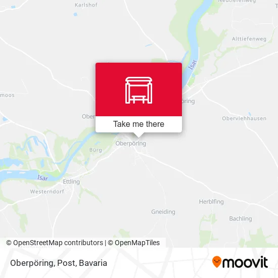 Карта Oberpöring, Post