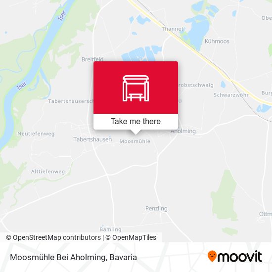 Moosmühle Bei Aholming map