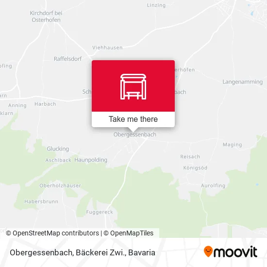 Карта Obergessenbach, Bäckerei Zwi.