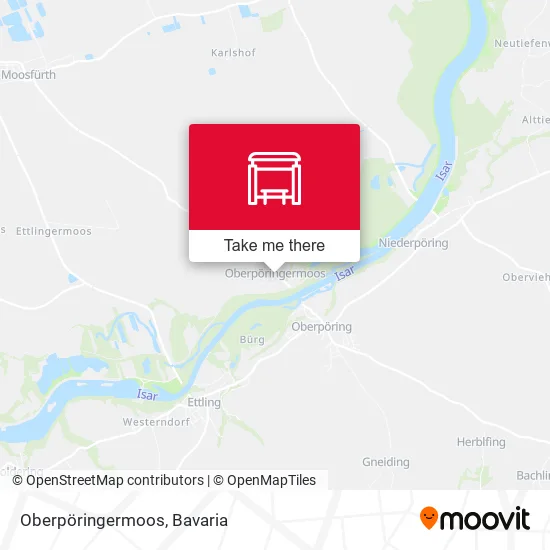 Карта Oberpöringermoos