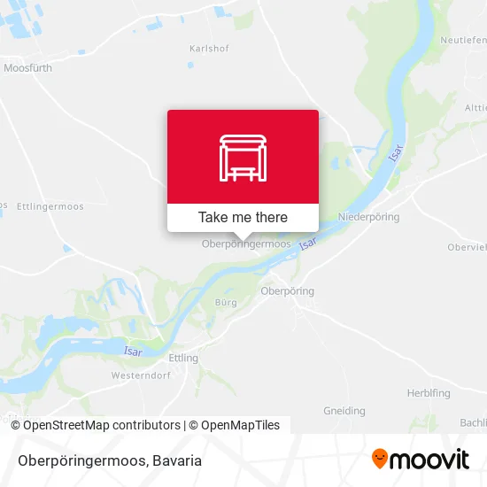Карта Oberpöringermoos