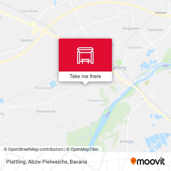 Plattling, Abzw Pielweichs map