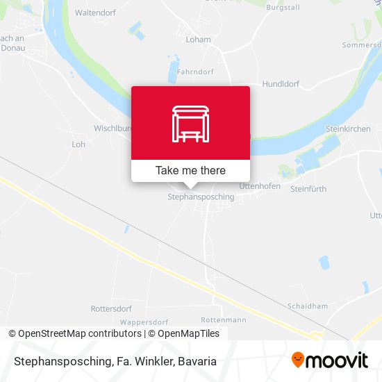 Stephansposching, Fa. Winkler map